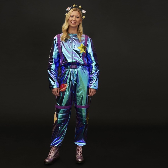 Adult Light-Up Cosmic Sparkle Astronaut Costume - PBK - Picture 5 of 14